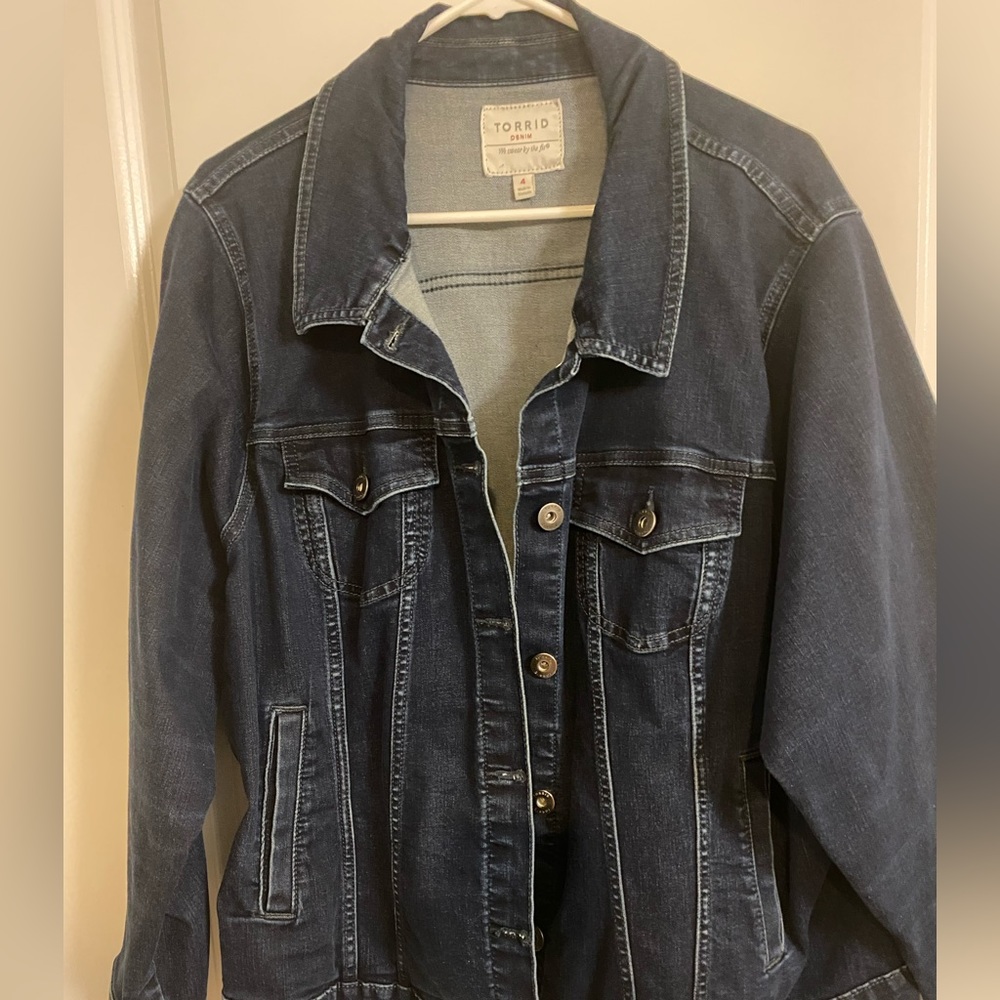 Torrid Dark Denim Jacket - Size 4